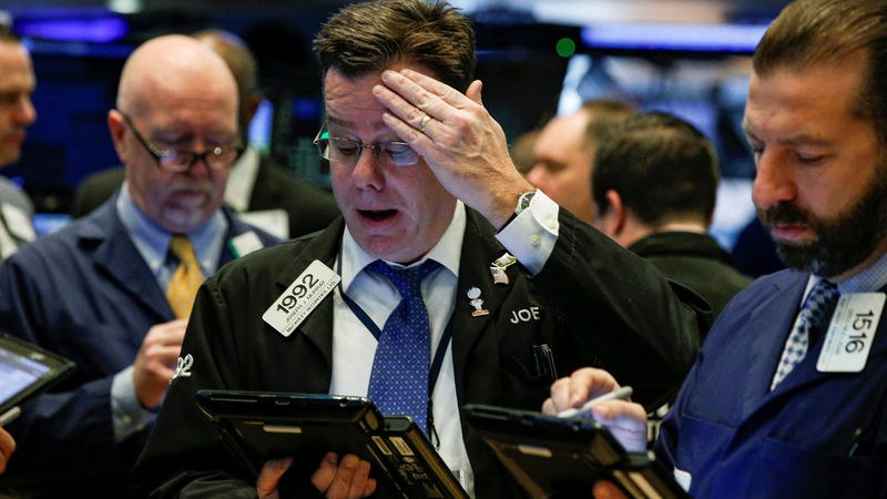 Stocks – Dow  S&P Suffer Biggest One-Day Loss in Two Years on Virus Fear Selling